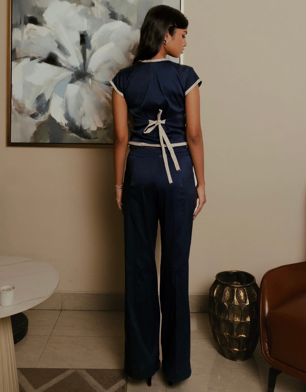 Navy Quiet Luxe Set - Image 2