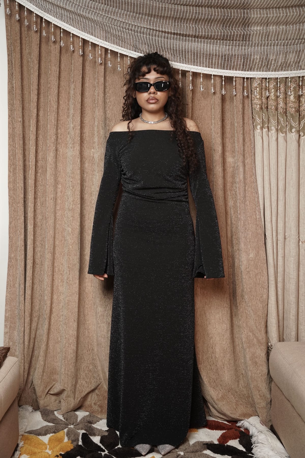 Moonlight Ruched Maxi Dress - Image 5