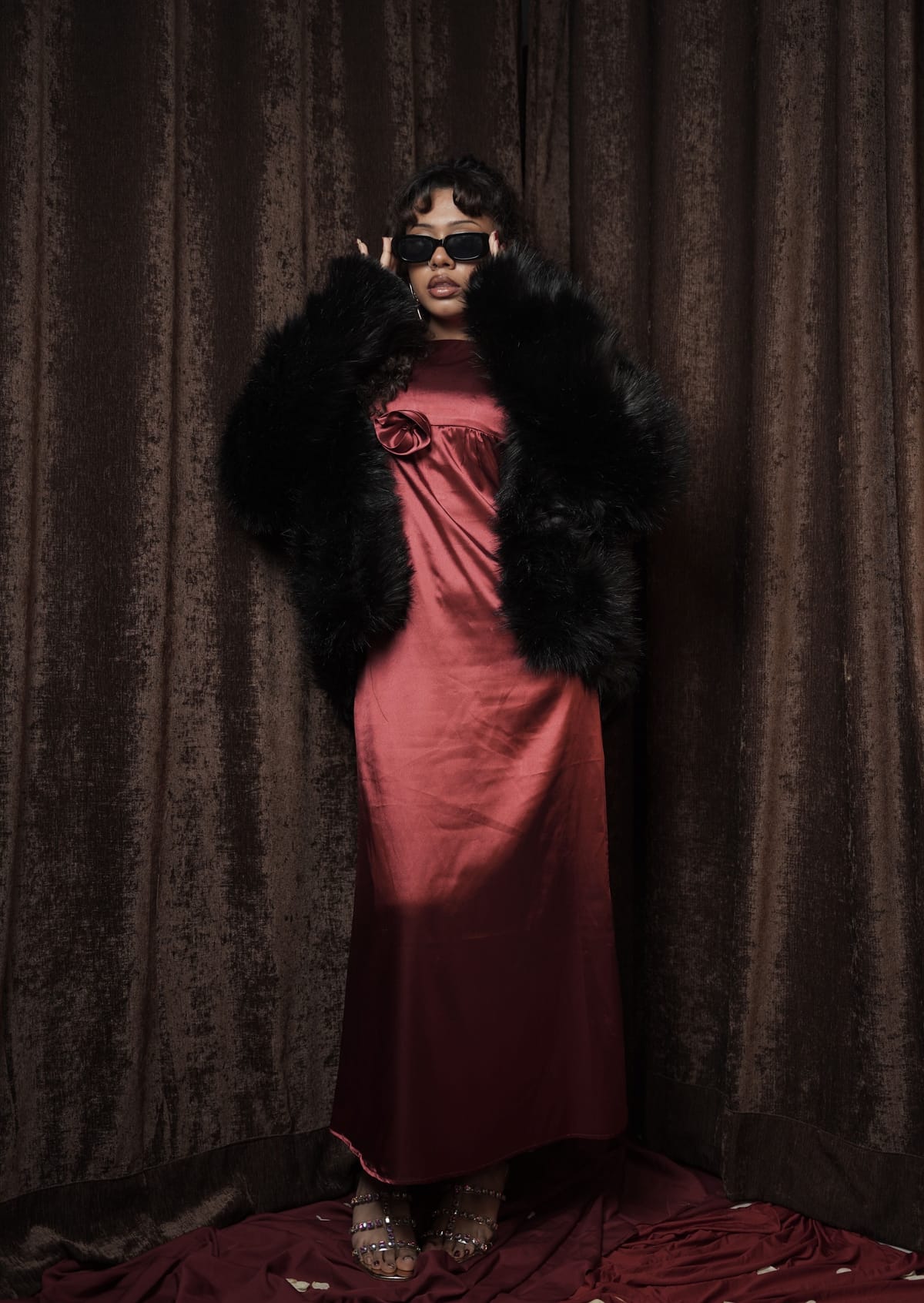LIMITED EDITION Panther Faux Fur Coat - Image 2